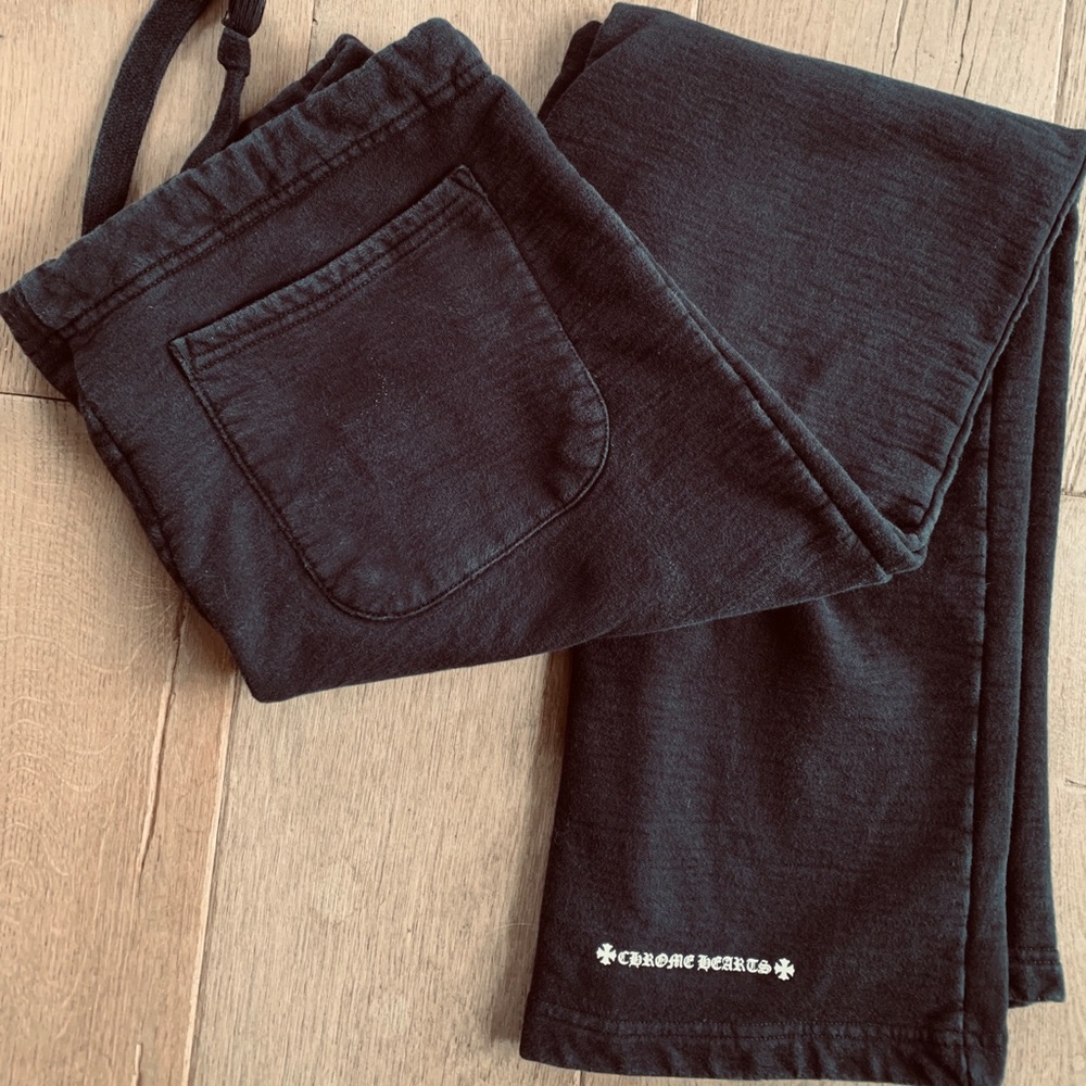 Chrome Hearts Men’s Black Sweatpants